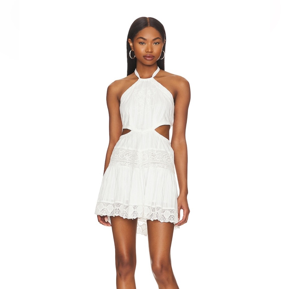 LoveShack Fancy x REVOLVE Bohima Dress in True White
